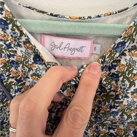 Girl August play set Charming Blue Floral Kids Matching Set - Picture 9 of 9